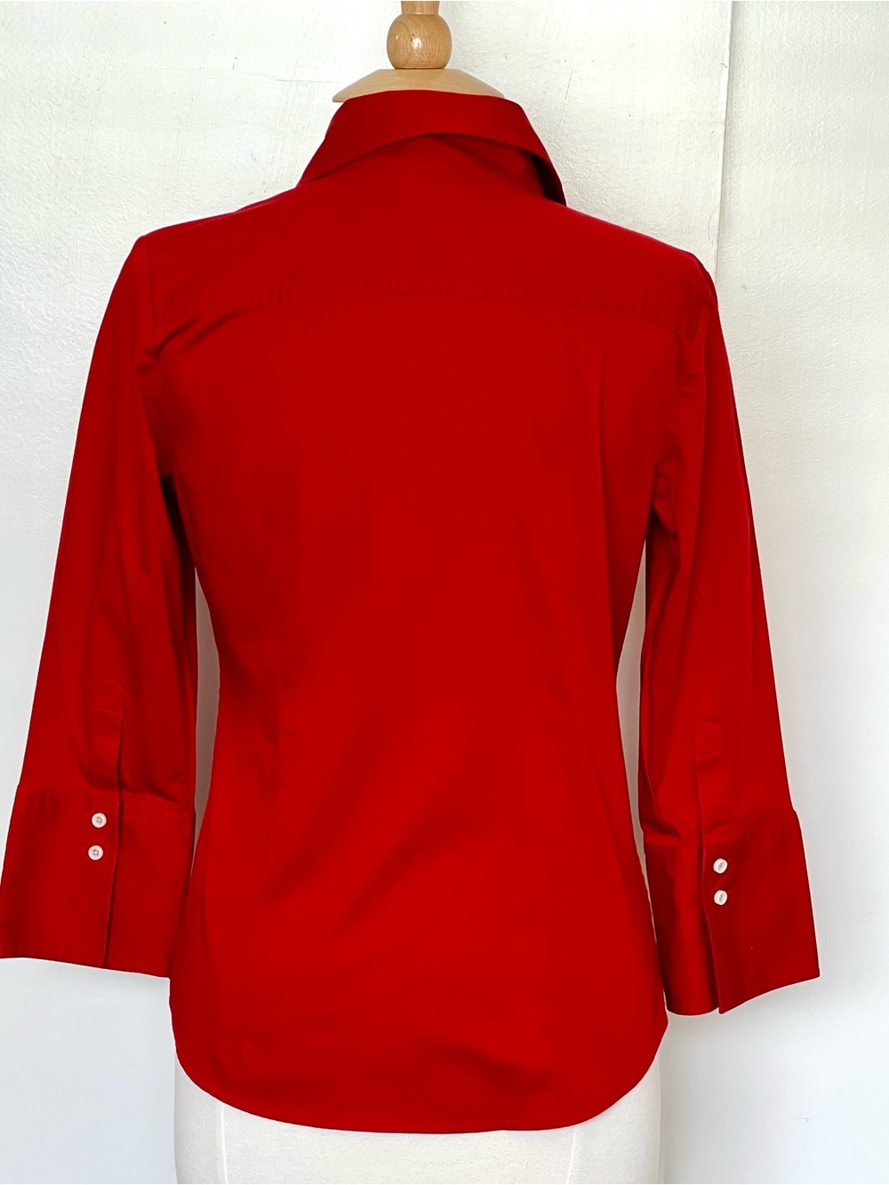 Talbots red button down shirt - Picture 4 of 9
